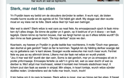 Sterk mar net fan stien